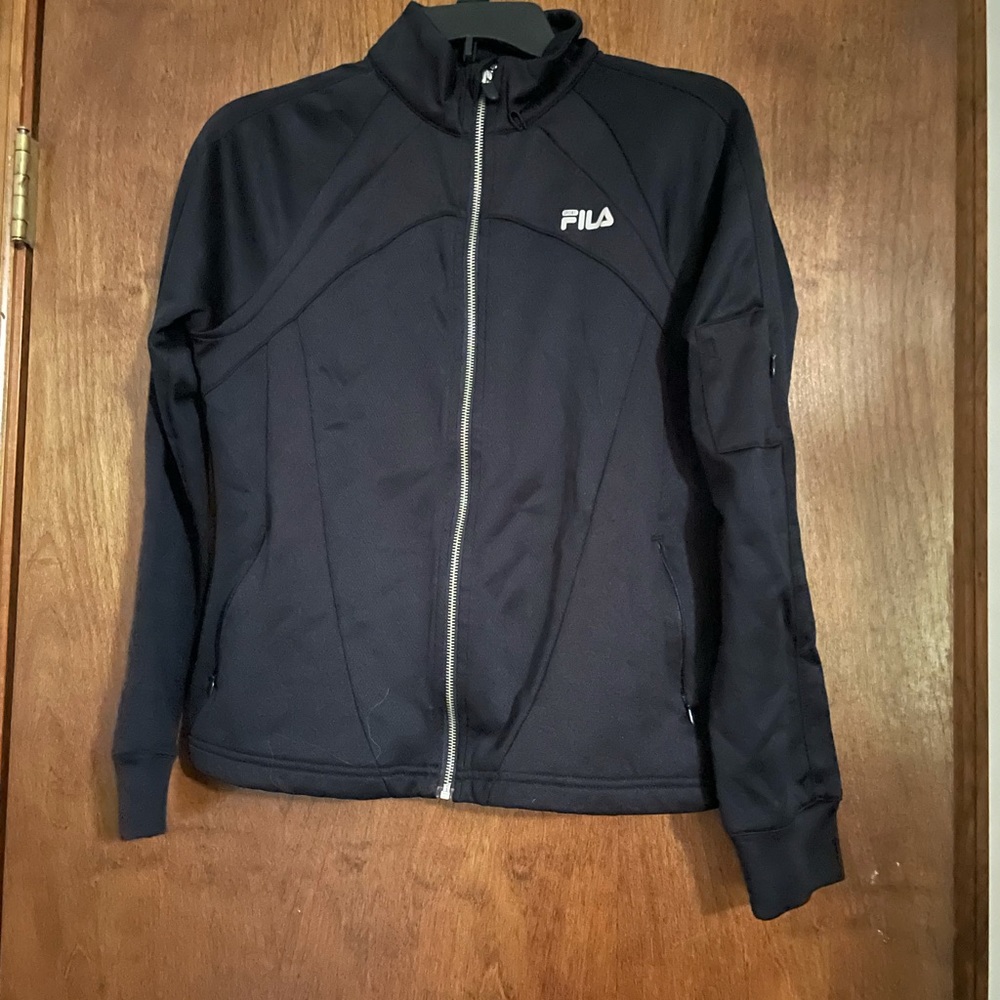 Black Fila jacket